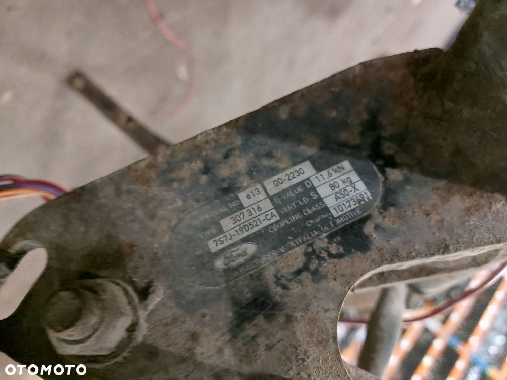 HAK HOLOWNICZY + TABLICZKA WIĄZKA FORD MONDEO MK4 KOMBI 6G9N-14B192-AC - 7