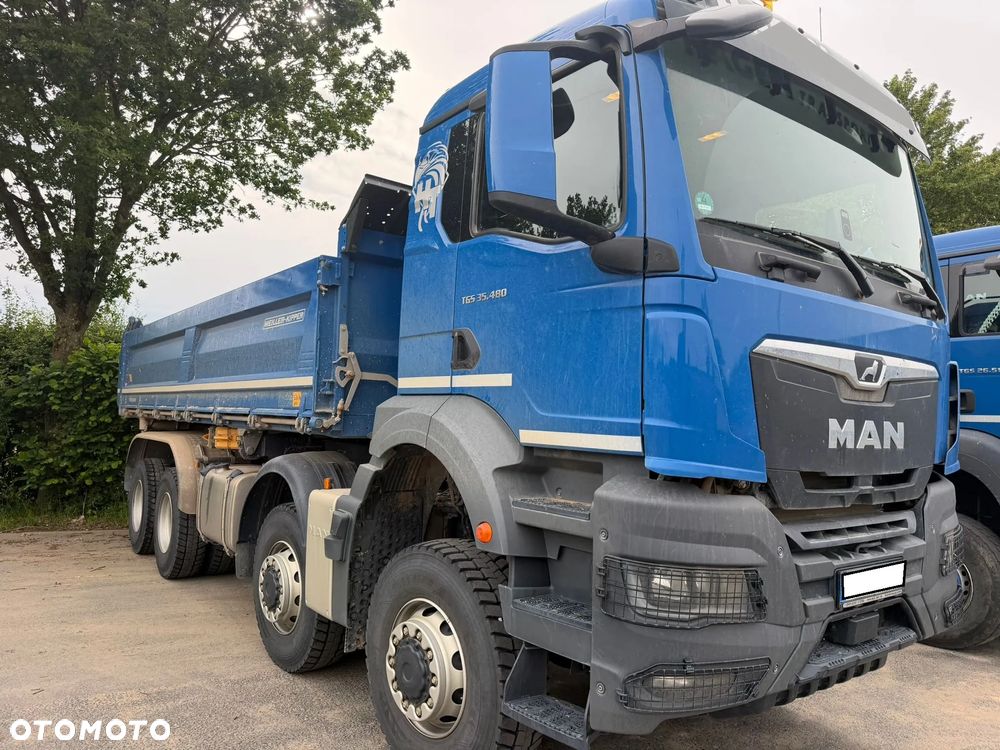 MAN TGS 35.480 8x8 EURO6 WYWROTKA TRÓJSTRONNA Z BORDMATIKIEM - 2