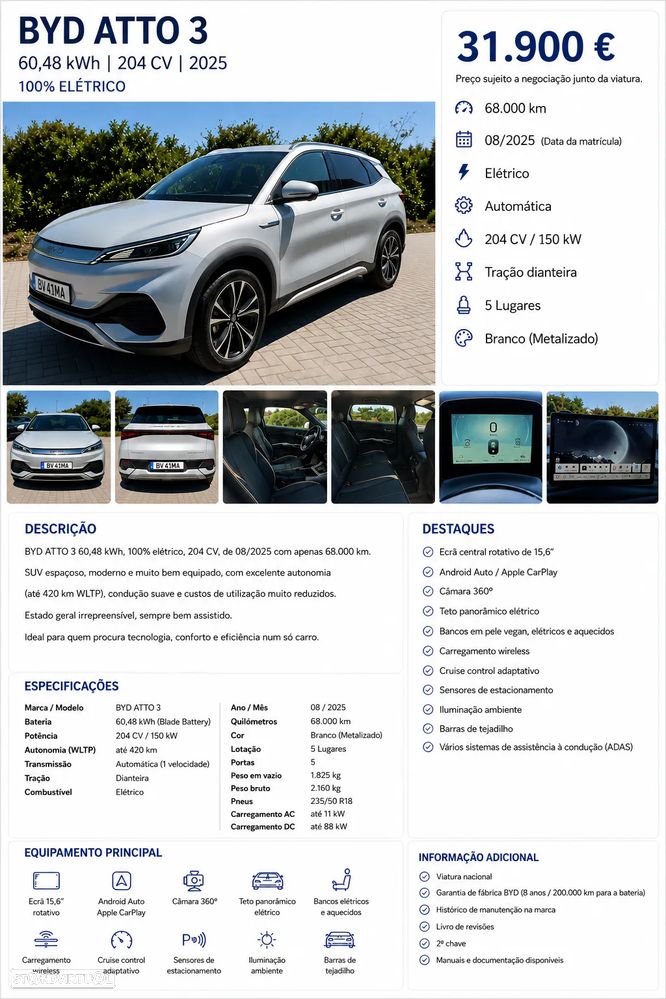 BYD Atto 3 60.48 kWh Design - 12
