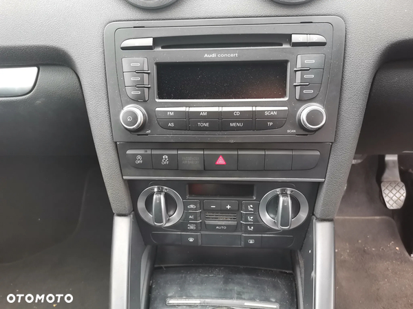 Kosz 2 DIN Panel Klimatyzacji Radio AUDI A3 8P Lift 08-12 Komplet