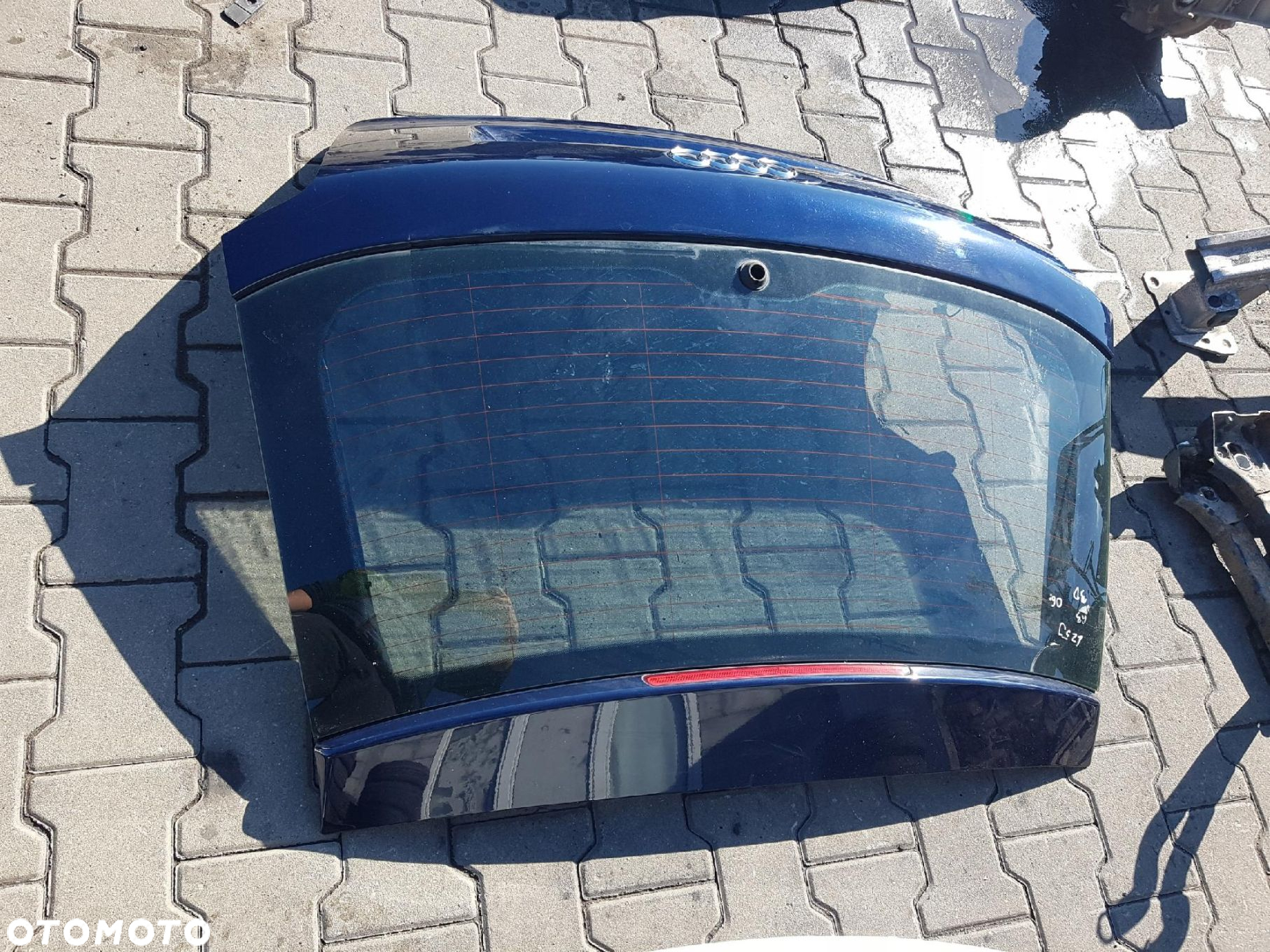 AUDI A3 8P 04-12r KLAPA BAGAŻNIKA TYŁ LZ5J 3D - 3