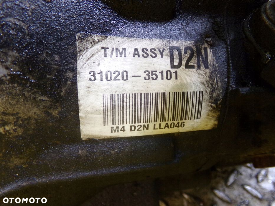 TIVOLI 1.6 D E-XDI 18r 116KM skrzynia biegow 6 31020-35101 - 6