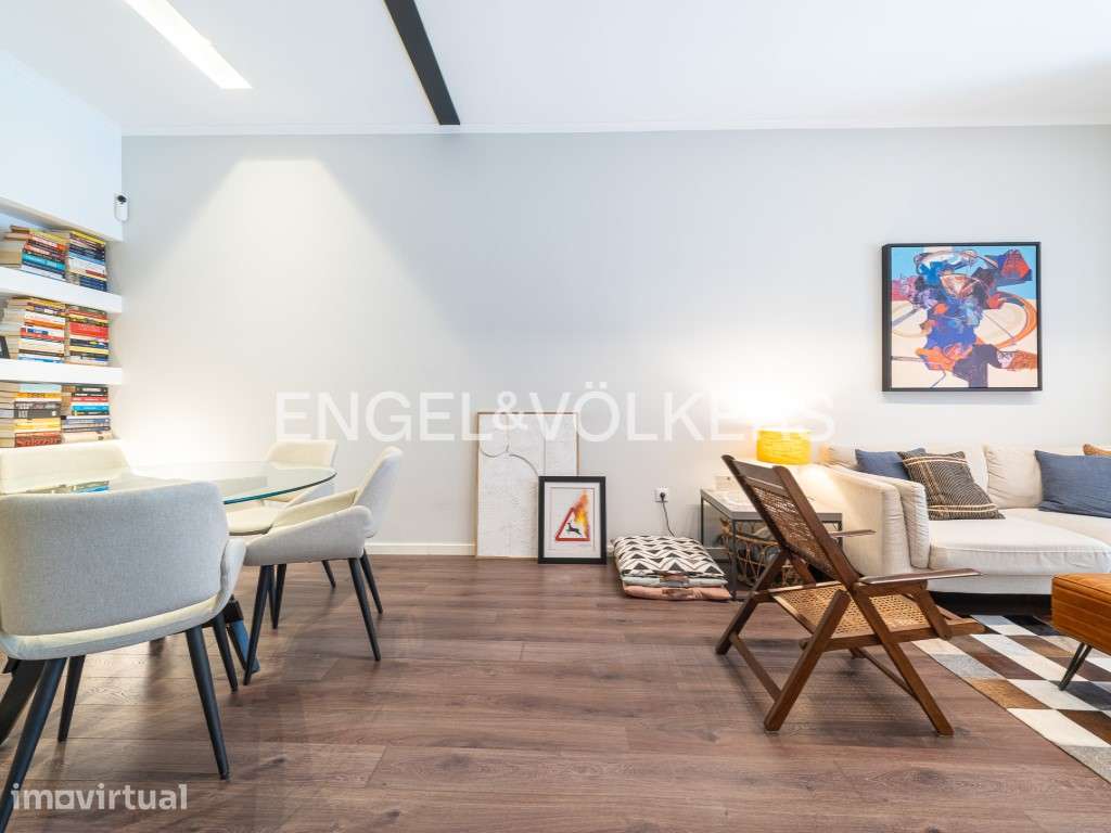 Apartamento T2 com jardim privado em Estefânia - Grande imagem: 4/29