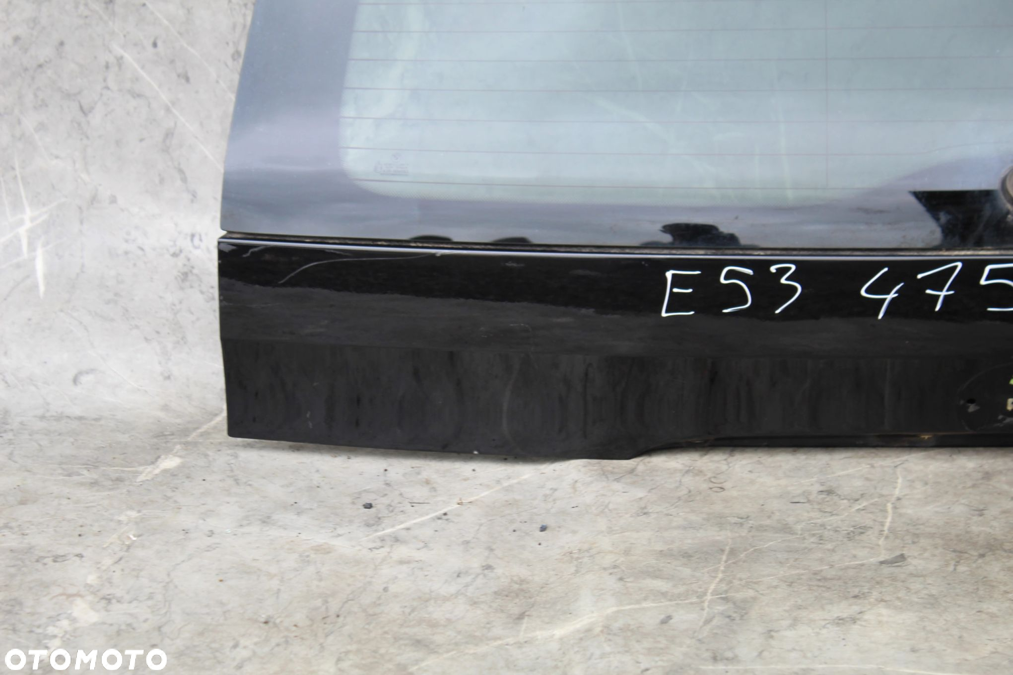 KLAPA BAGAŻNIKA BMW X5 E53 475 BLACK SAPPHIRE ORG LAKIER - 2