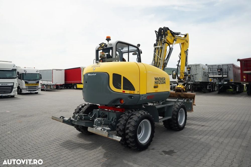 Wacker NEUSON EW 100 / EXCAVATOR PE ROȚI / AER CONDIȚIONAT / CAMERĂ / 2020 - 10