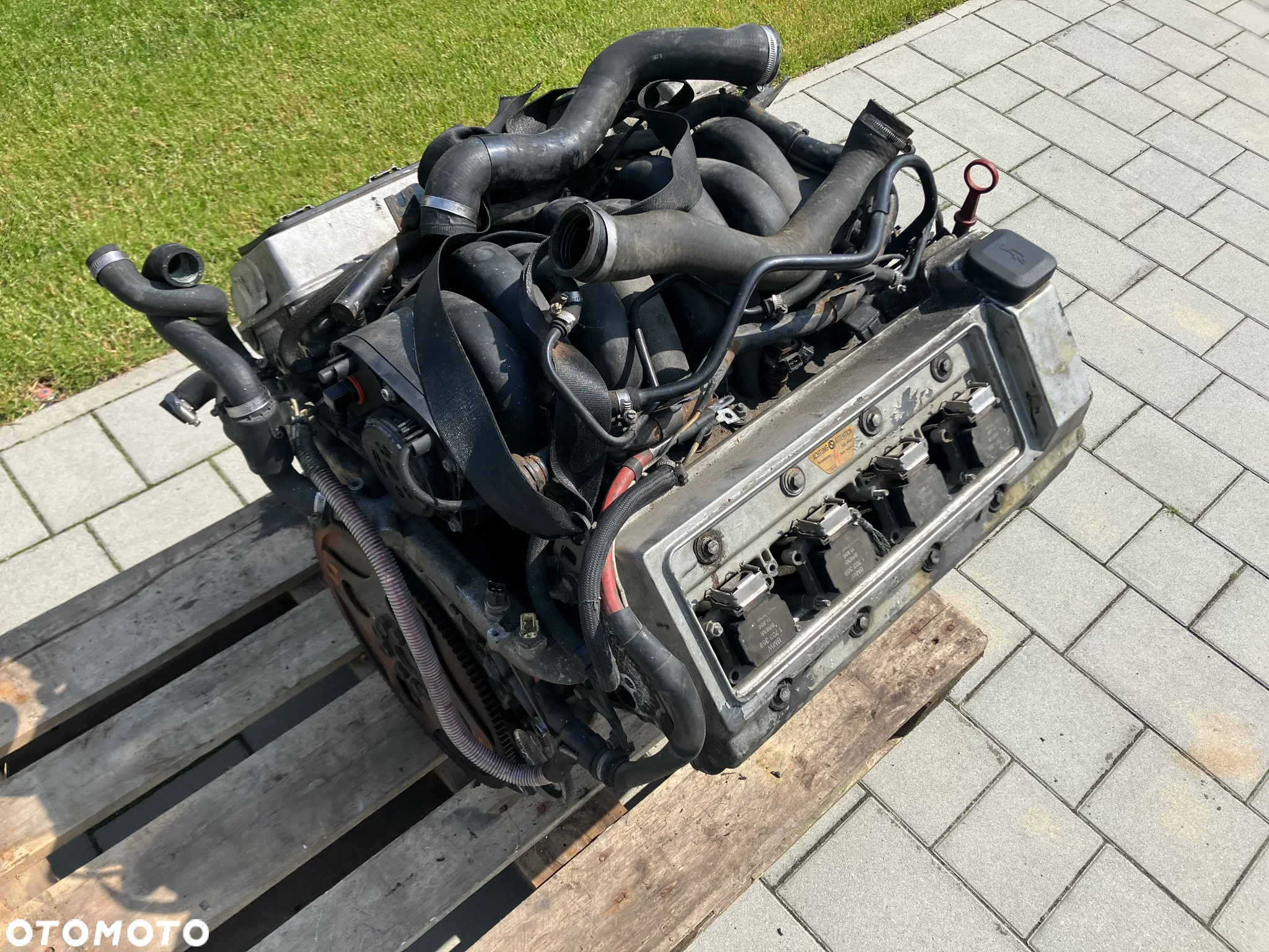 SILNIK BMW E32 E34 E38 M60B30 3.0 V8 SŁUPEK GOŁY M60 - 3