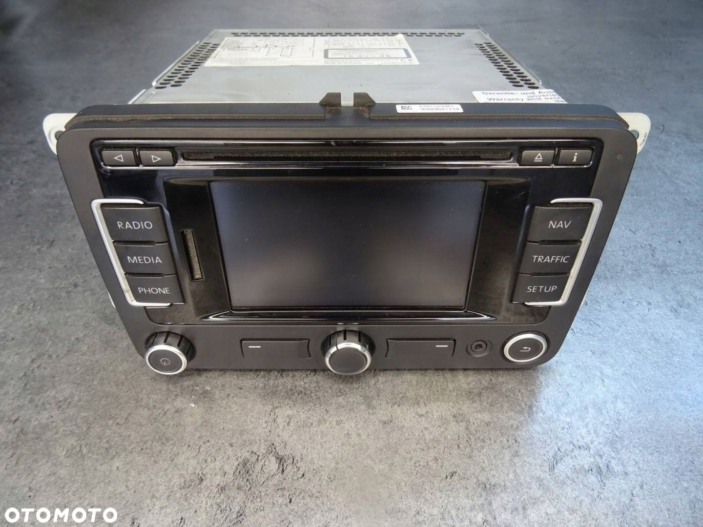 RADIO NAWIGACJA GPS VW RNS 315 VW PASSSAT CC 3C0035279C - 2