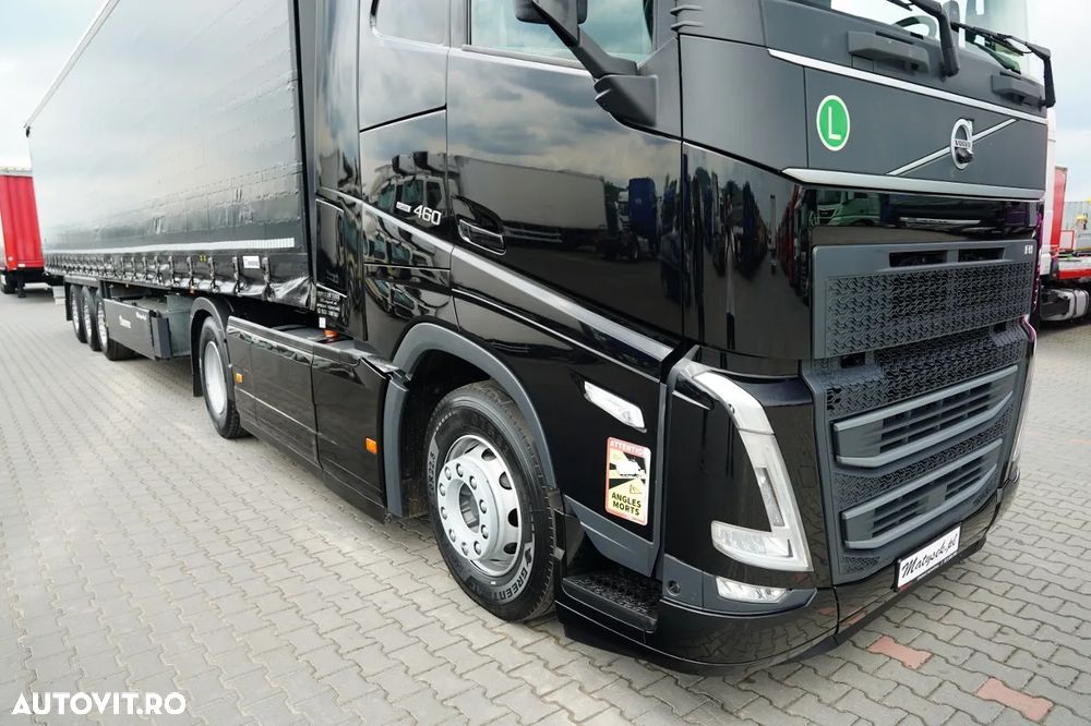 Volvo FH 460 / KIT / I-PARK COOL / ANVELOPE 100% / I-SAVE / + CORTINĂ KRONE / STANDARD / 2X AXE RIDICATIVE / ACOPERIȘ RIDICATIV / TRANSPORT PALEȚI - 9