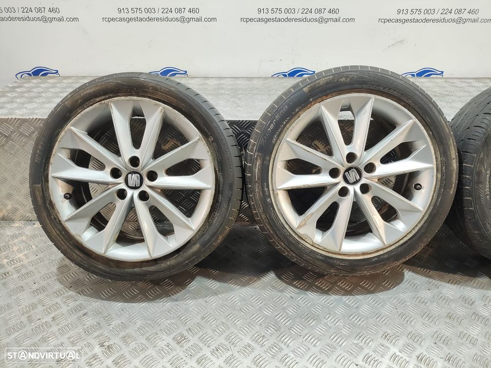 Conjunto 3 Jantes 16 Diamond Silver Seat Ibiza IV 6J FR 7J ET43 5x100 - 4