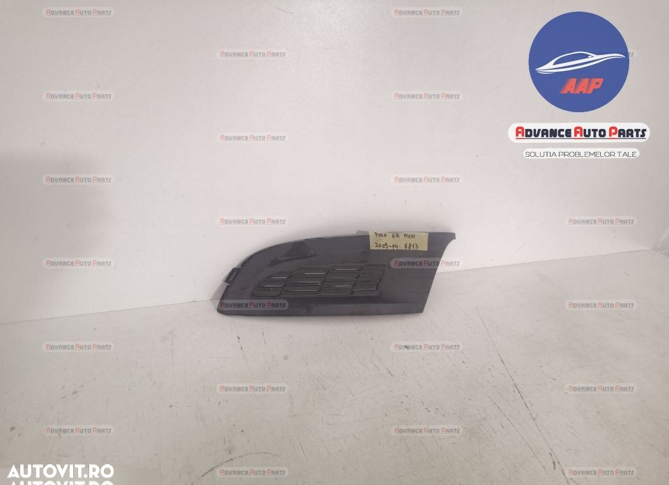 Grila stanga proiector originala in stare buna Volkswagen VW  Polo  5 - 4