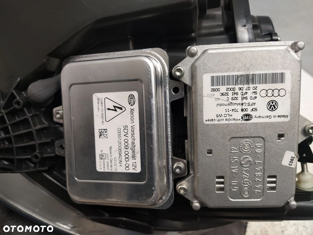 VW GOLF 5 PLUS REFLEKTOR LAMPA PRAWA PRZÓD PRZEDNIA BI-XENEN PRZETWORNICE ORYGINAŁ - 11