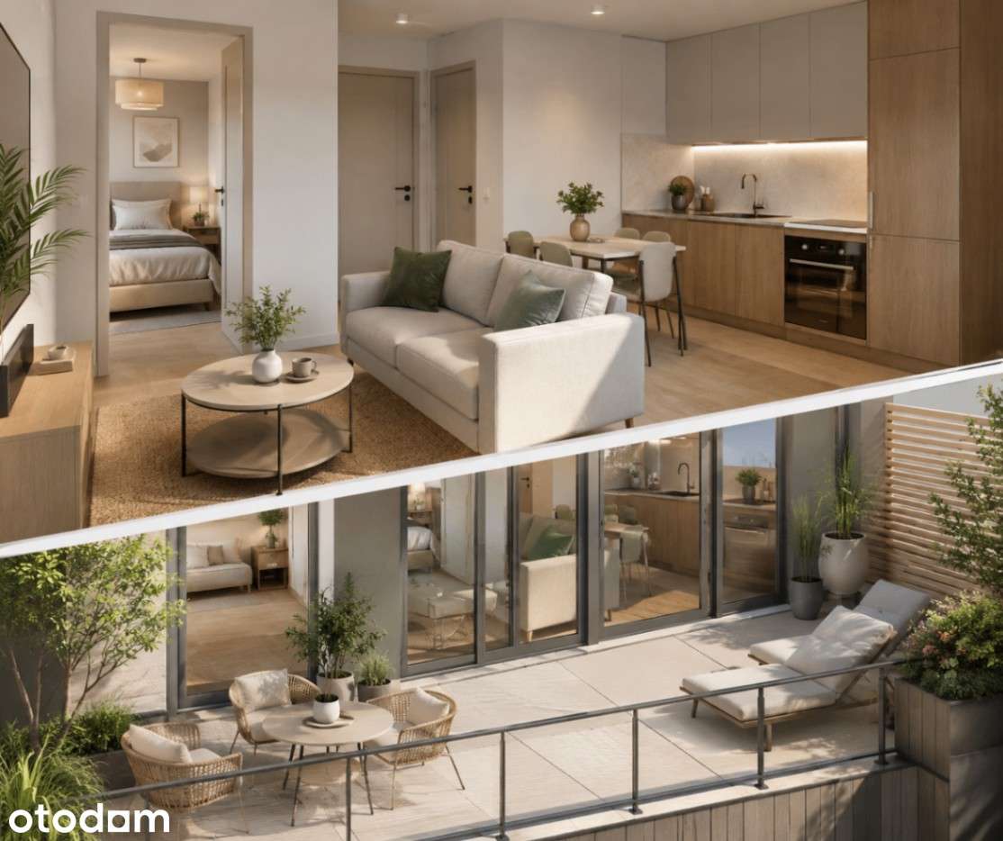 2 pokoje |Taras 18m2| Gotowe do odbioru | Blisko do centrum