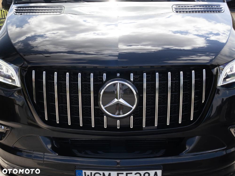 Mercedes-Benz SPRINTER 3.0 V6 / AUTOBUS 21-MIEJSC / ZABUDOWA MERCUS + PLECAK / AUTOMAT / TV + LODÓWKA / FULL WERSJA / ZNIKOMY PRZEBIEG 70 TYŚ KM! / STAN FABRYCZNIE NOWY! - 40