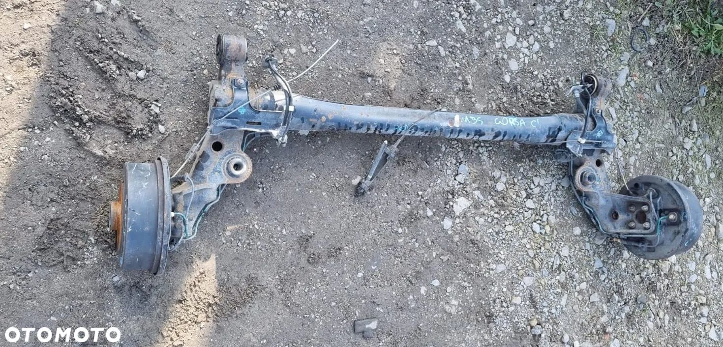 Belka zawieszeszenia tył oś Opel Corsa C po lifcie ABS - 1