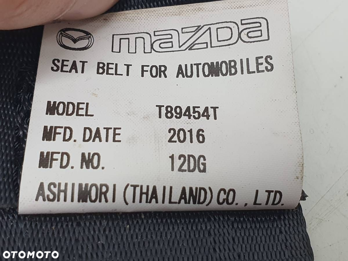 PAS BEZPIECZEŃSTWA TYŁ PRAWY MAZDA CX-5 2016 BGE121097T - 6