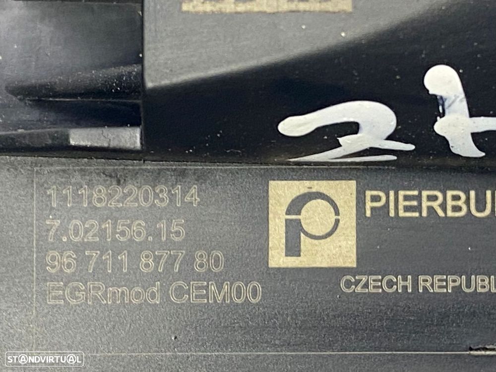 Válvula EGR PEUGEOT 308 SW II 1.6 BlueHDi 120 REF. 9671187780 MOTOR BHZ - 5