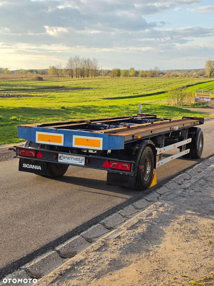 Polkon PRZYCZEPA POLKON PK-183 DO HAKOWCA ZŁOMU DO TROCIN DO TRANSPORTU KONTENERÓW ROLNICZA NA DUŻE KONTENERY - 10
