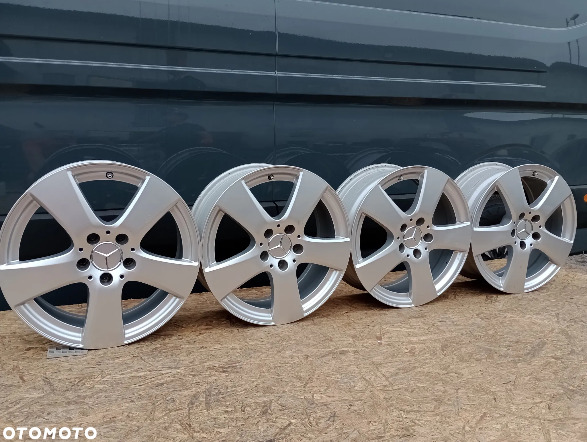 FELGI ALUMINIOWE 5x112 R17 7J ET48,5 CZUJNIKI TPMS MERCEDES CLA GLA GLB KLASA A B C E V - 2