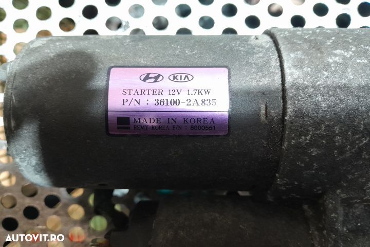 Electromotor 36100-2A835 Kia Sportage 3 [facelift] [2014 - 2015] Cros - 3