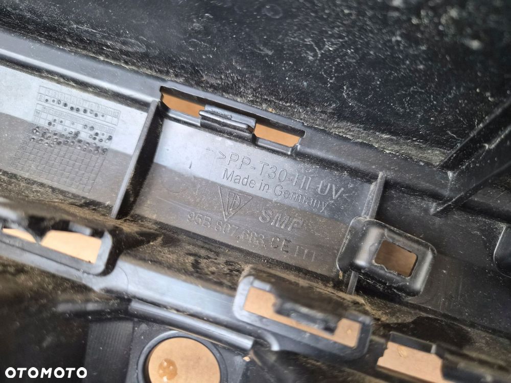 kratka zderzaka przedniego porsche macan 95b ii lift oryginał ładny stan - 11
