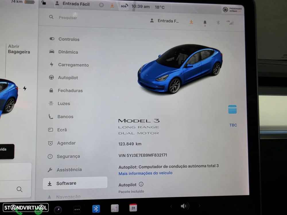 Tesla Model 3 Long Range Tração Integral Premium - 25