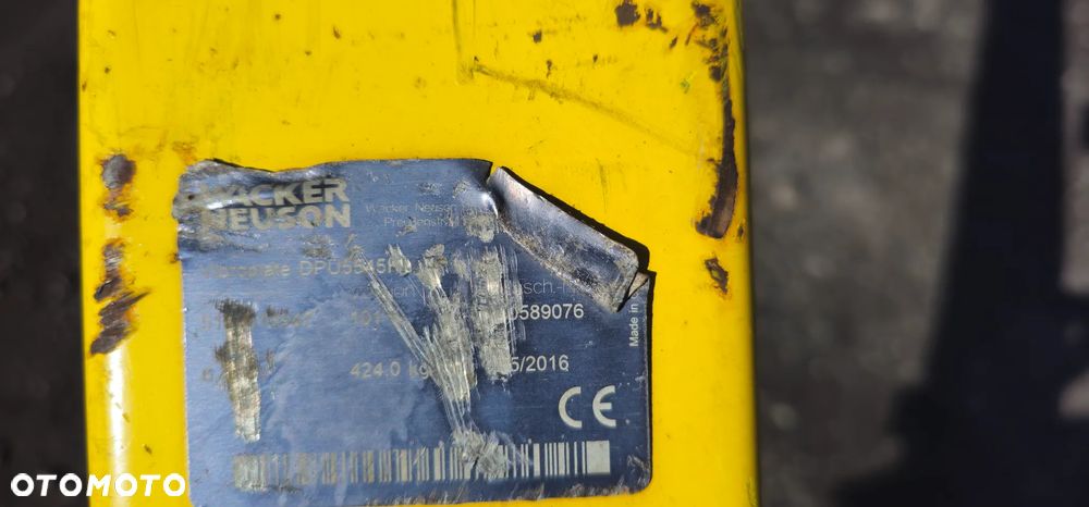 Zagęszczarka gruntu Wacker DPU 5545 weber bomag - 6