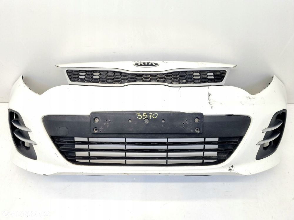 kia rio 3 iii lift zderzak przód przedni grill - 1