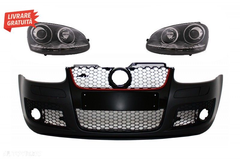 Bara Fata cu Faruri VW Golf 5 V Mk5 (2003-2007) Jetta (2005-2010) GTI Design- livrare gratuita - 1