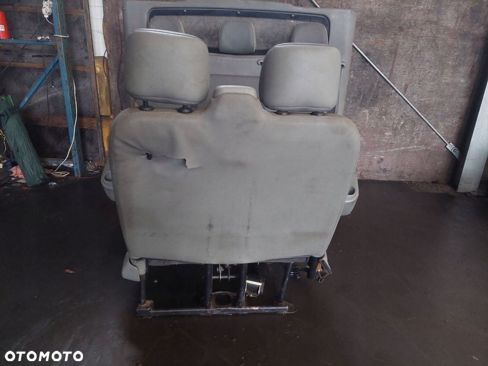FOTEL PASAŻERA DWÓJKA + FOTELE KANAPA ŁAWKA ZABUDOWA RENAULT TRAFIC II - 5