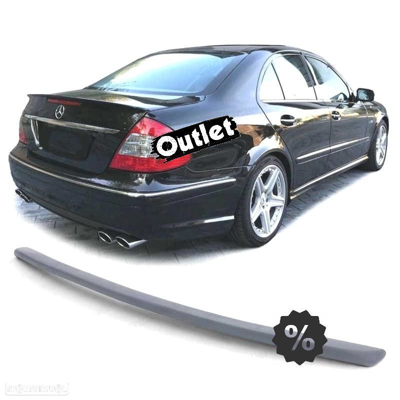 C010242C1 SPOILER TRASEIRO MERCEDES W211 02-08 LOOK AMG - 1