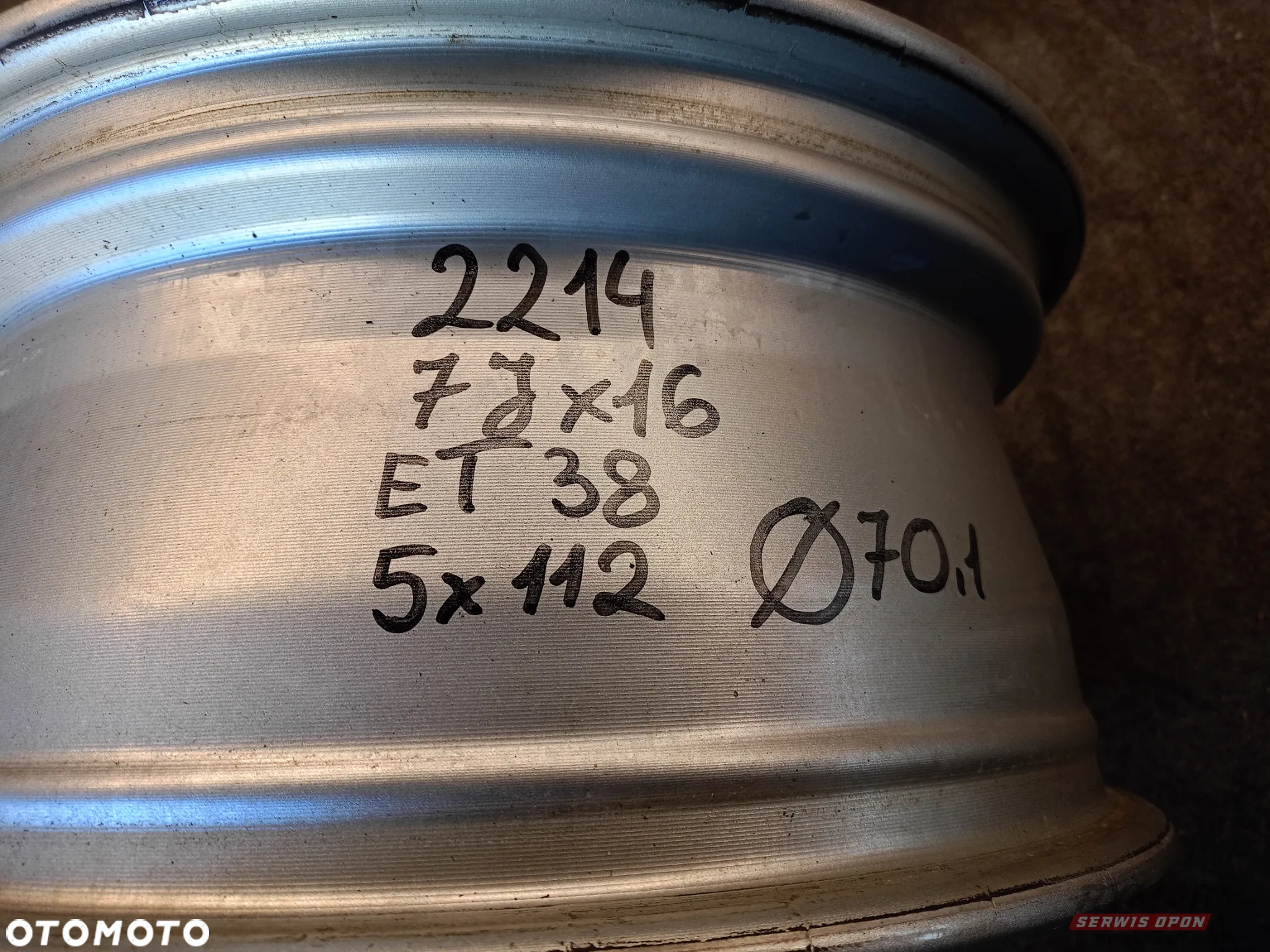 ŚLĄSK ALUFELGI DBV 7X16" 5x112 ET38 AUDI VW SEAT SKODA MERCEDES KPL - 7