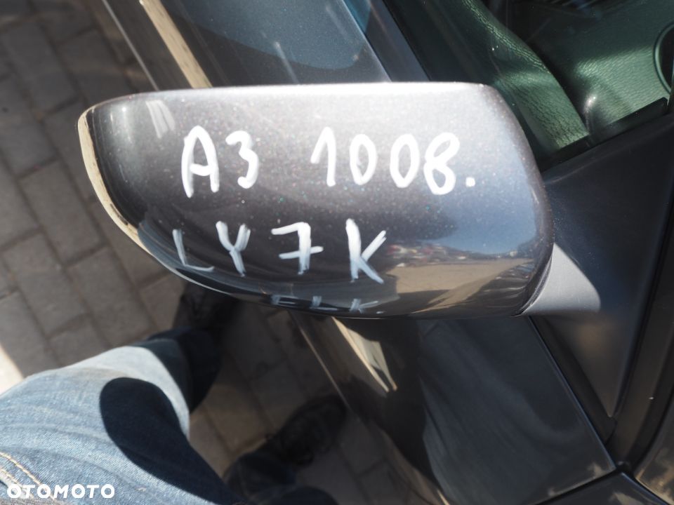 Lusterko Prawe Przednie Audi A3 8L Kolor: LY7K Europa - 4