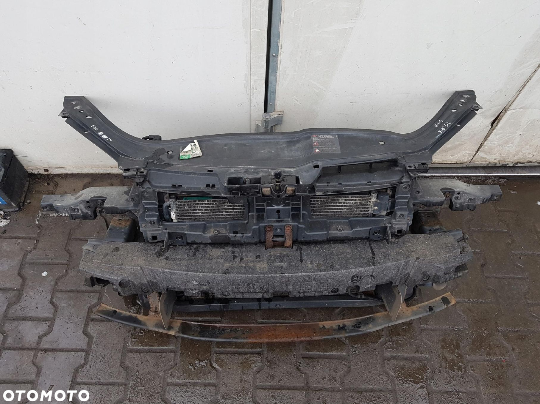VW EOS 06-10r 2.0 TDI BMM PAS PRZEDNI CHŁODNICE WENTYLATORY - 4