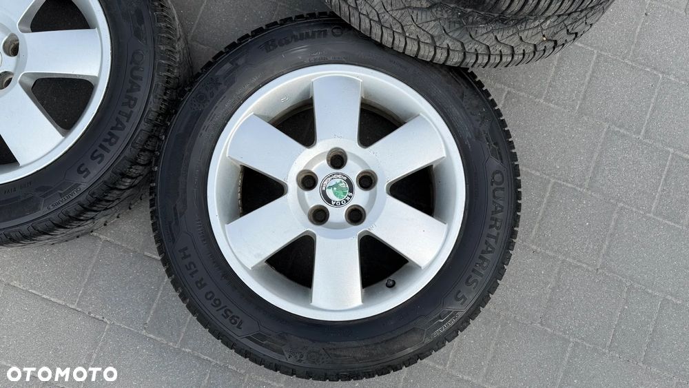 Koła r15 5x100 195/60 ET43 6J Skoda Seat audi VW alufelgi volkswagen 195/60/15 - 5
