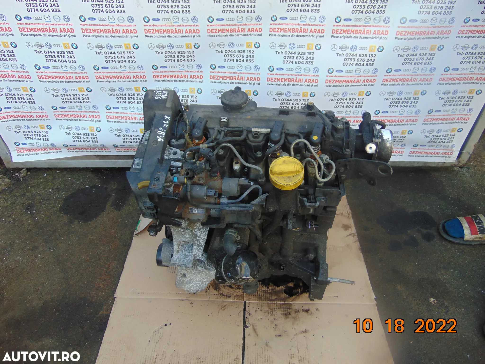 Motor renault 1.5 euro 5 k9kj836 Megane 3 Scenic 3 Dacia Logan Sandero Clio 4 duster nissan qashqai - 5