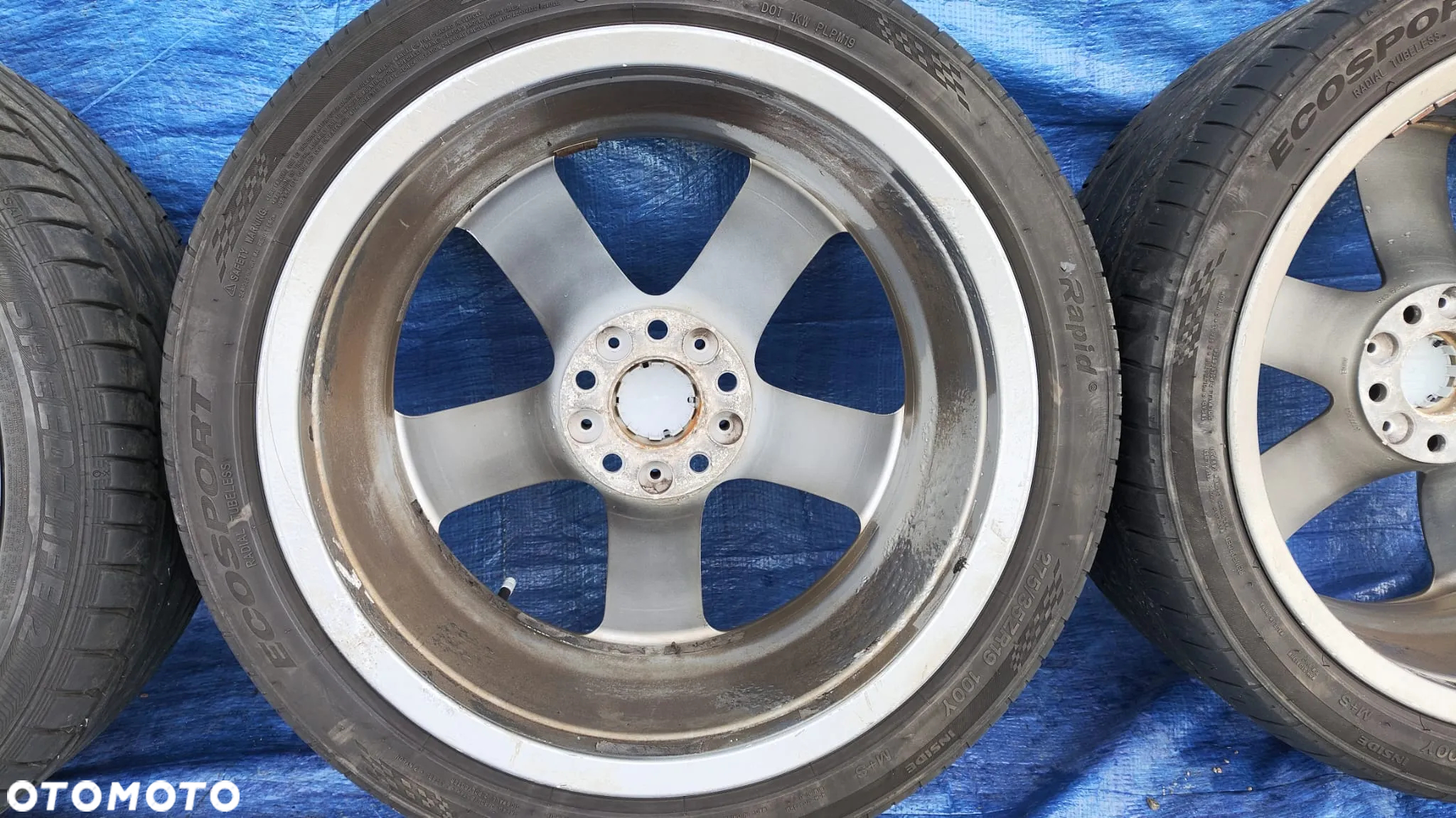 KOŁA FELGI ALUFELGI STYLING 249 5x120 8.5J 9J 19 ET14 ORYGINALNE 6777353 6777354 OPONY 245/40R19 275/35R19 BMW E63 E64 LCI LIFT - 20