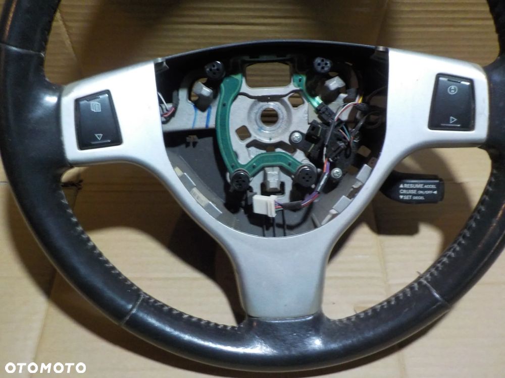 CHRYSLER GRAND VOYAGER V KIEROWNICA CZARNA SKÓRA MULTIFUNKCJA - 2