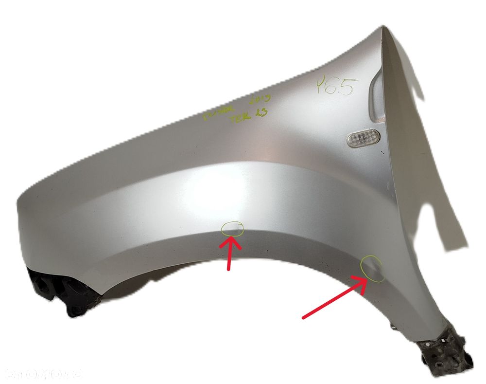 błotnik lewy przód przedni DACIA DUSTER 10-17 - 1