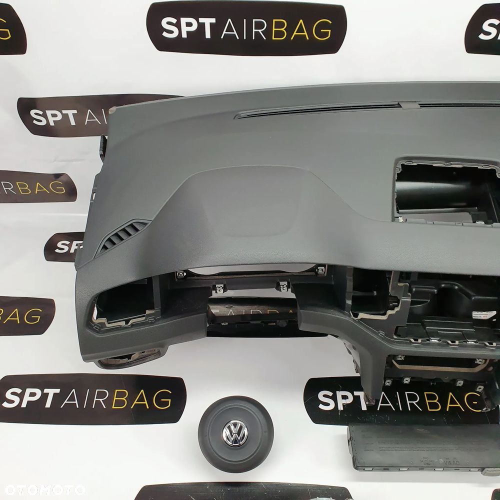 VOLKSWAGEN SPORTSVAN DESKA ROZDZIELCZA HEAD UP START STOP KONSOLA KOKPIT PULPIT PODUSZKI AIRBAG AIR BAG PASY KIT SET - 2