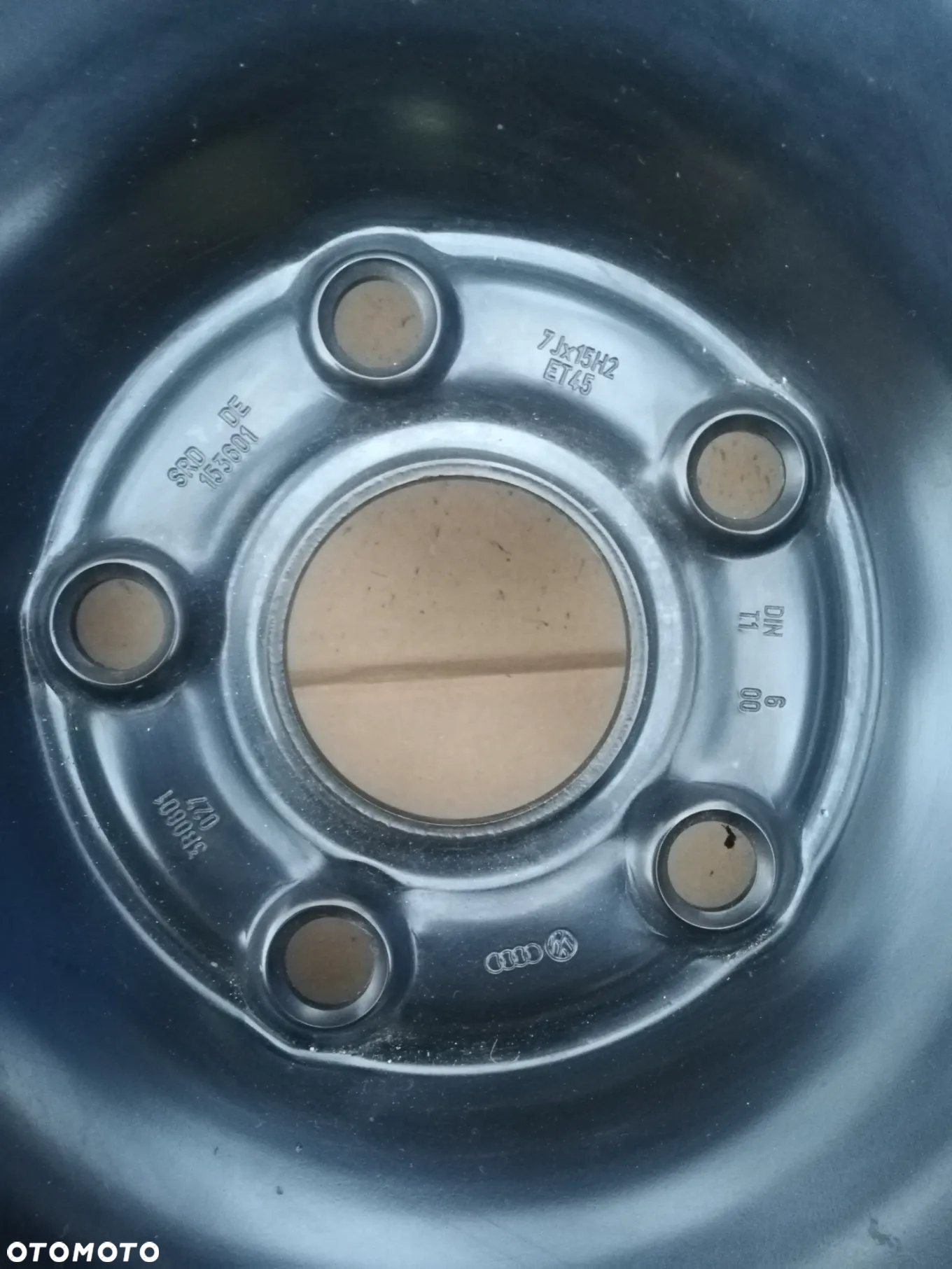Felga stalowa Audi/VW PASSAT B5 5x112 7jX15 Et 45 oryginalna - 3