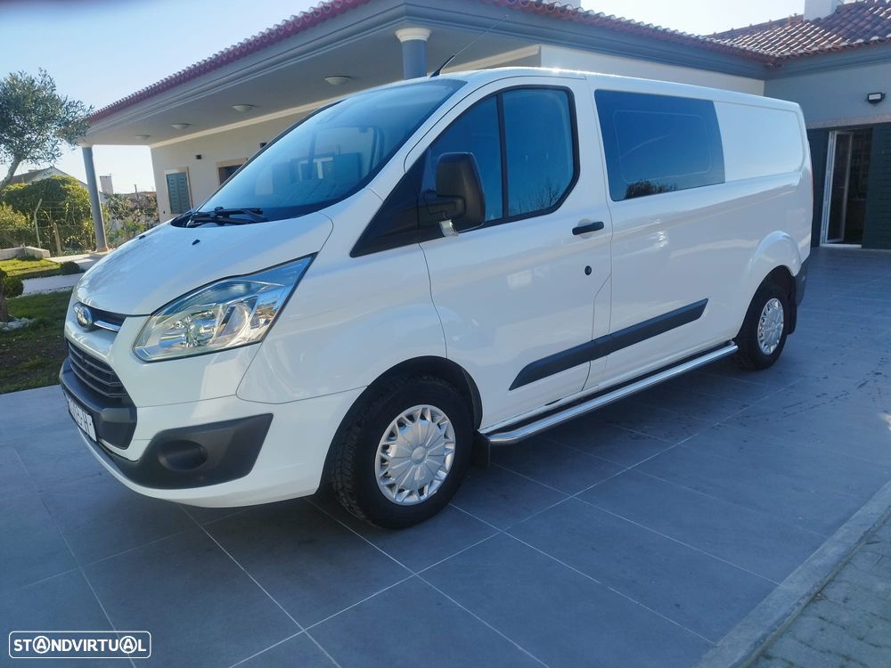Ford Transit Custom  2.2 Tdci 125 Cv L2H1 Cabine  Dupla 6 Lugares - 9
