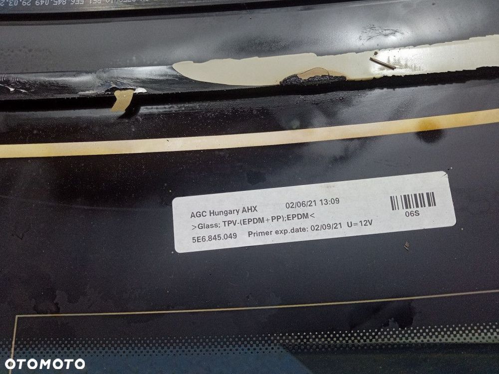 SKODA OCTAVIA IV HB SZYBA TYLNA KLAPY TYŁ 21R 5E6845049 - 4
