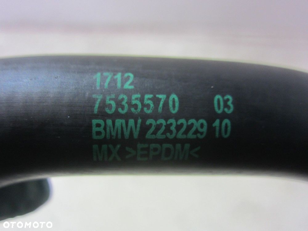 BMW X3 B46 G02 G01 PRZEWÓD RURA WĄŻ WODY WODNY 17127535570 7535570 ORYGINAL - 7
