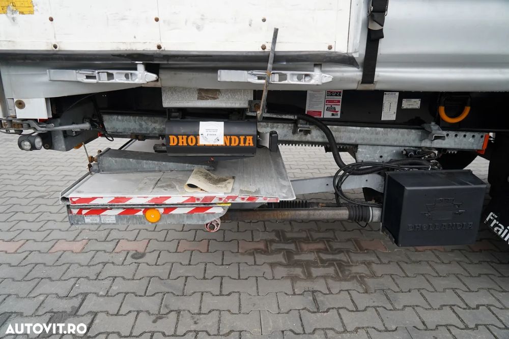 Fruehauf / CORTINĂ / STANDARD / ELEVATOR DHOLLANDIA 2.000 kg / PODEA PUTERNICĂ - 23