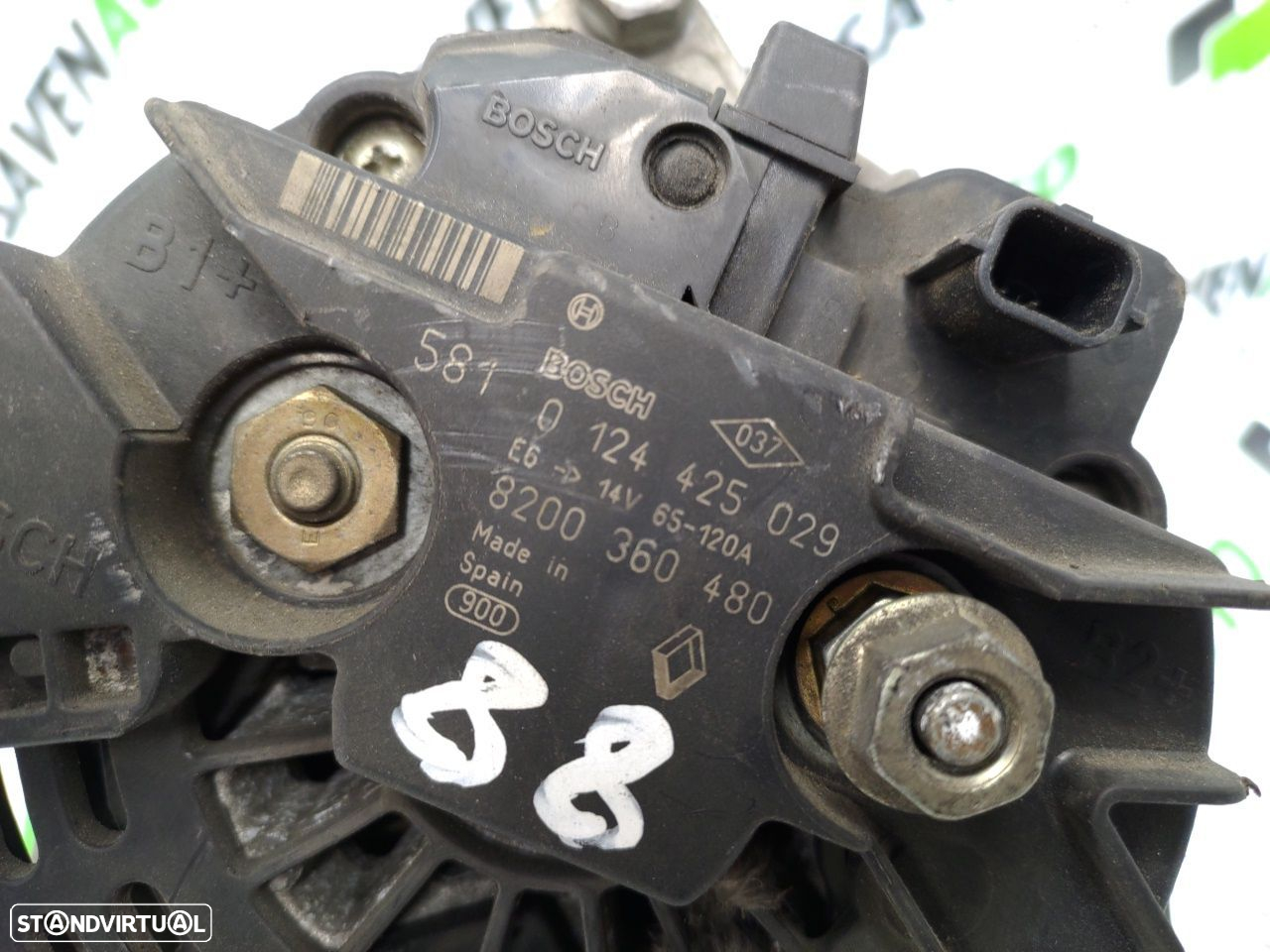 Alternador Renault Modus / Grand Modus (F/Jp0_) - 4