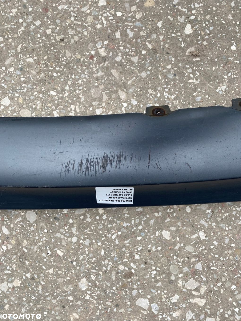 BMW E90 DYFUZOR DOKŁADKA ZDERZAKA MPAKIET - 4