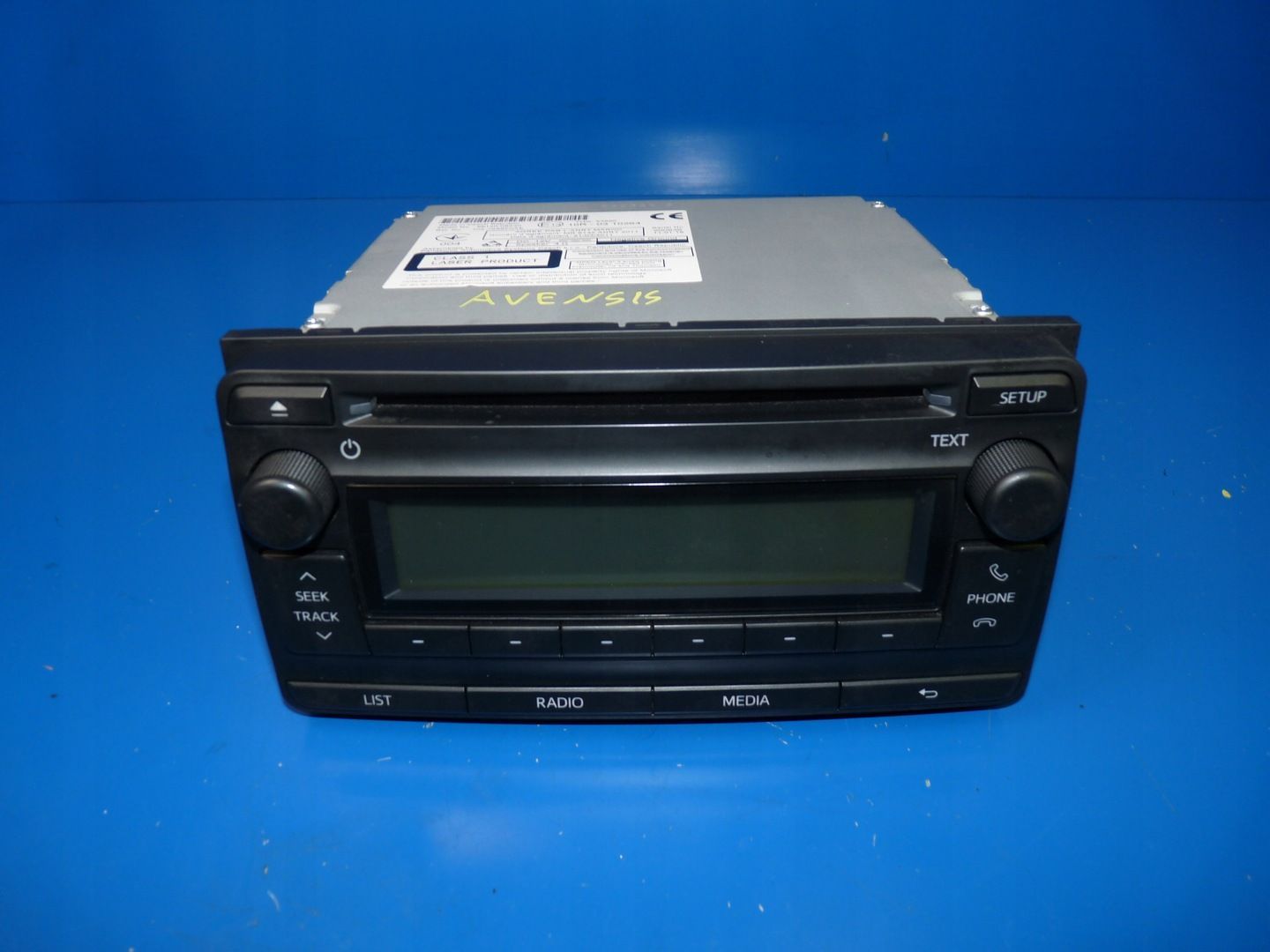 TOYOTA AVENSIS T27 LIFT T29 RADIO FABRYCZNE ORYGINALNE - 1