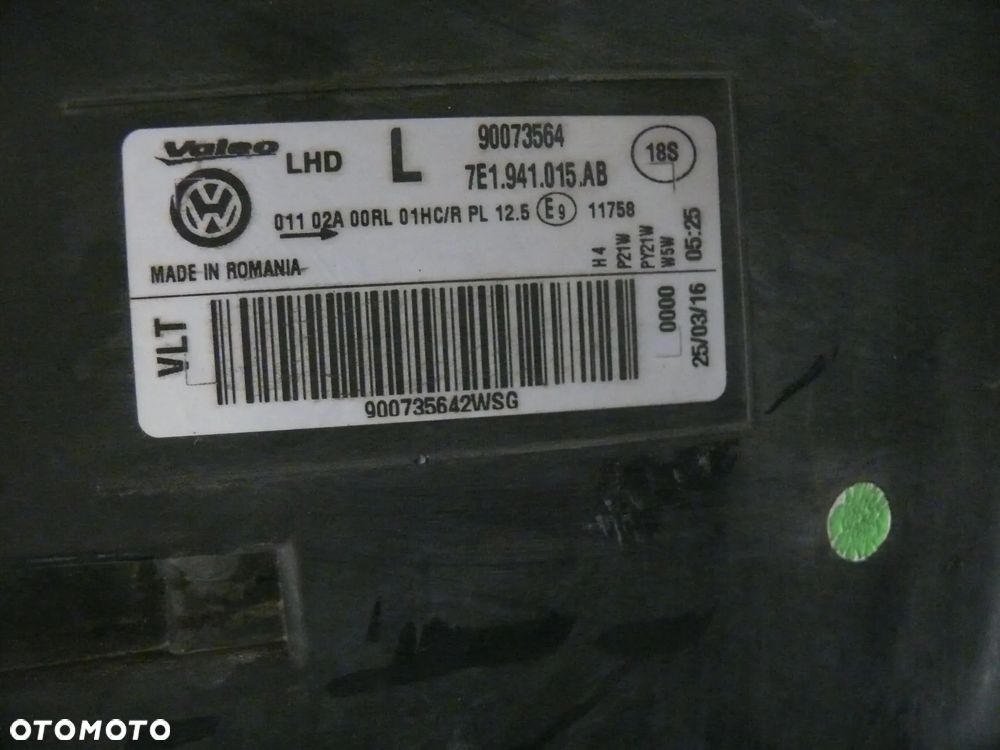 LAMPA PRZEDNIA LEWA I PRAWA VOLKSWAGEN T6 TRANSPORTER 7E1 2015 2020 EU - 5