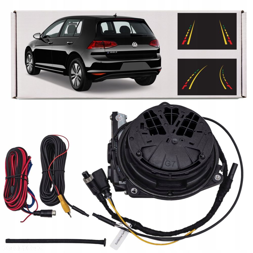 kamera cofania tylny znaczek klapy 5g0827469f vw golf 7 vii 5g hb 2012-2020 - 1