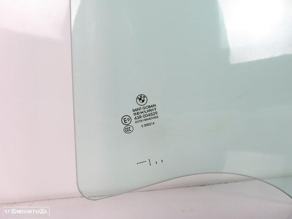 Vidro da porta Esquerdo/Trás Usado / Original BMW X3 (F25) 51357391673 - 2